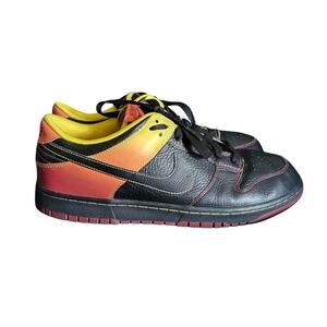 Nike 2008 Men's Black Orange Blaze Nyx Dunk Pro‎ Low Style 330938-004 Size 12
